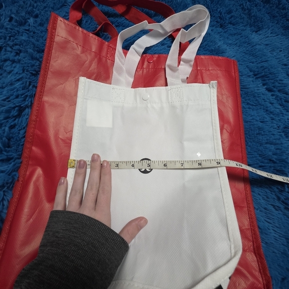 Reusable Tote Bag Set - Red, White, Black Lululemon And 1 Scout - Picture 3 of 9